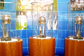 wereldbekers gewonnen in Camp Nou stadion