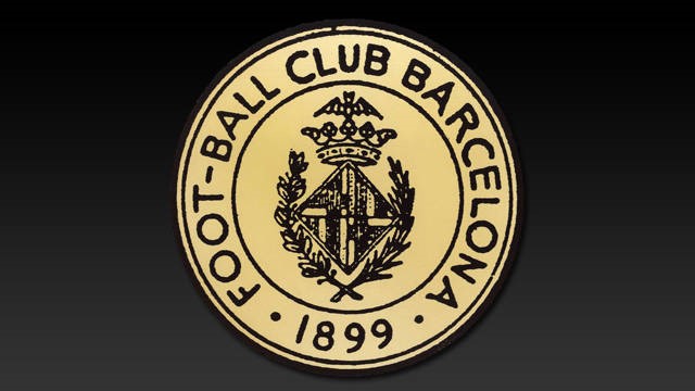 Het eerste logo van FC Barcelona