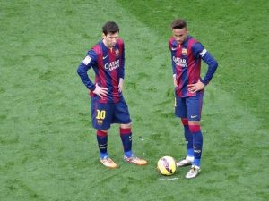 Messi en Neymar
