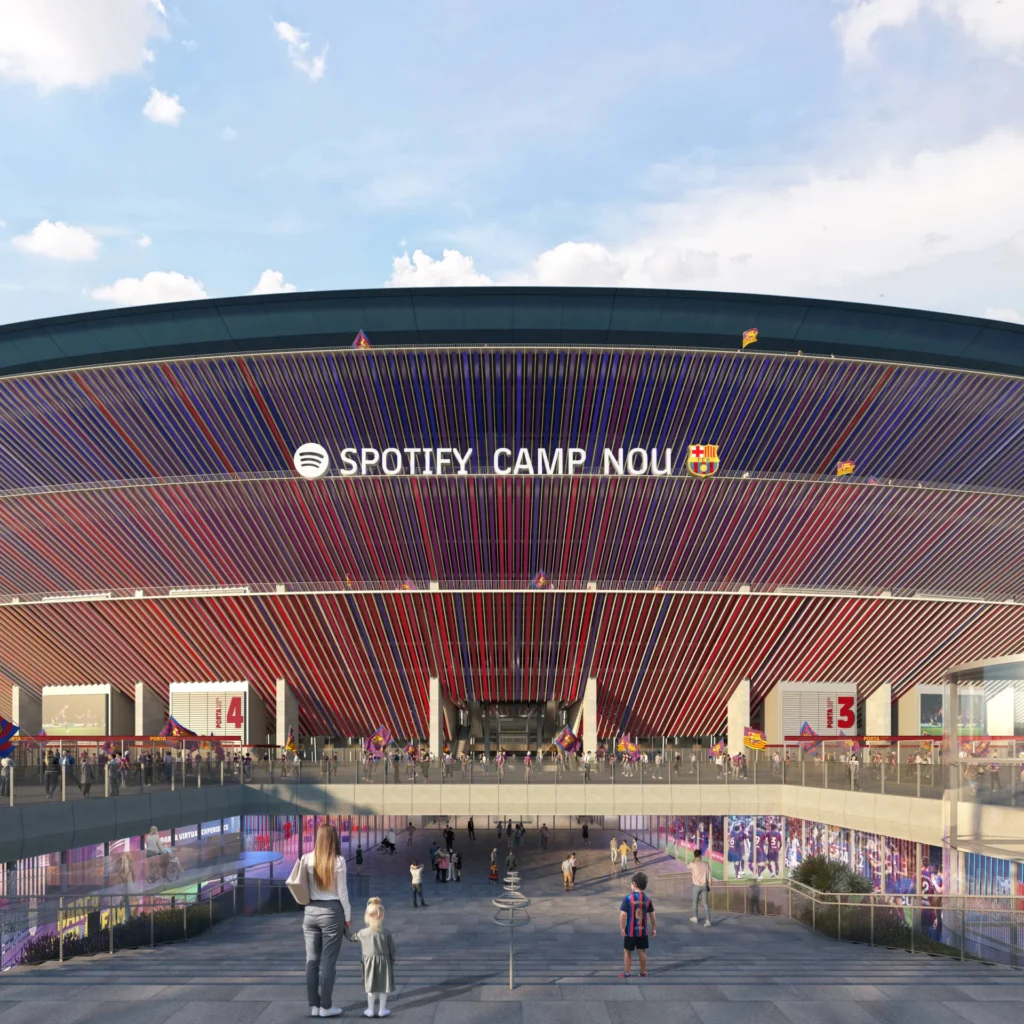 Nieuwe Camp Nou hoofdingang